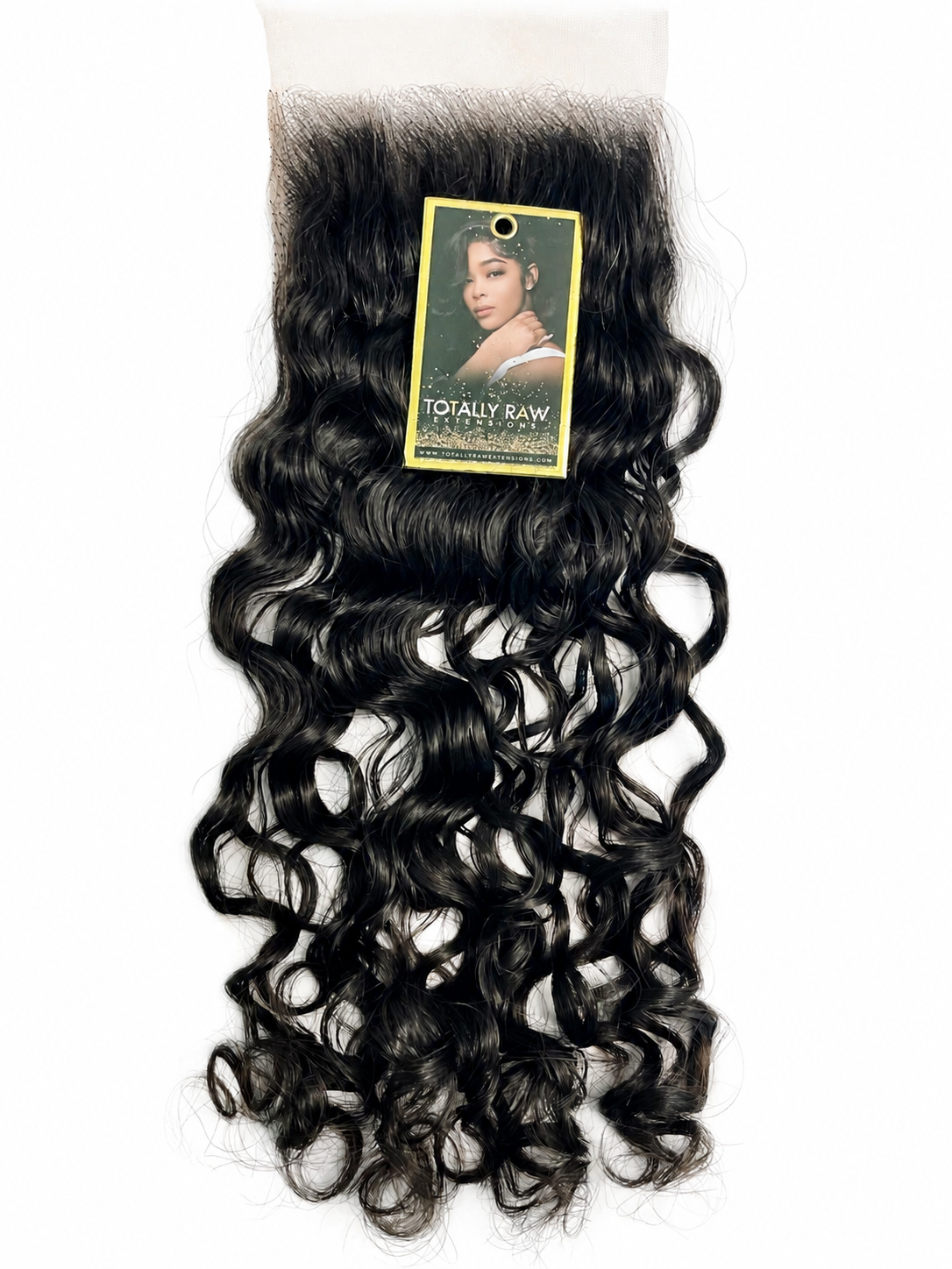 Raw Cambodian HD Curly Wave Closure
