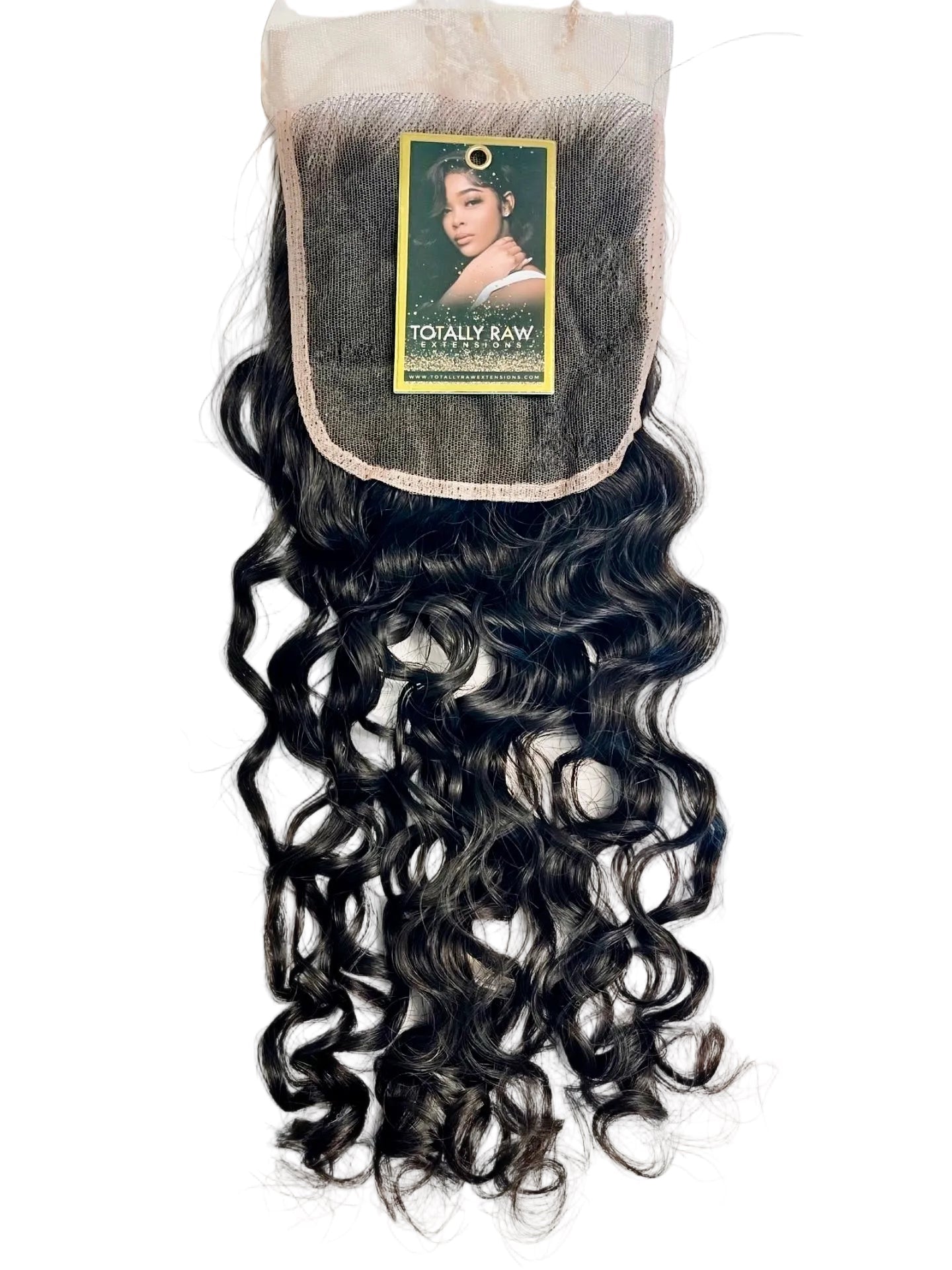 Raw Cambodian HD Curly Wave Closure